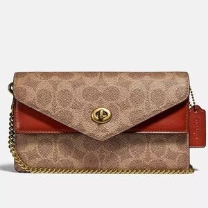 Coach Brown and Red Women's Bag